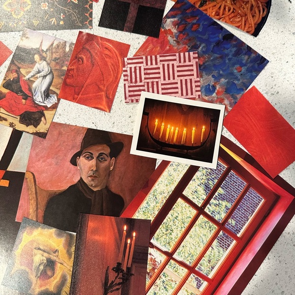 Junk Journal Kit - red renaissance aesthetic - Picture 5 of 6